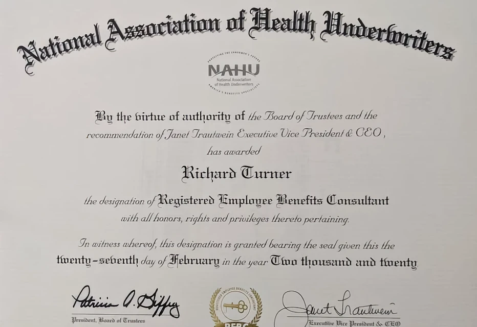 NATIONAL ASSOCIATION OF HEALTH UNDERWRITERS