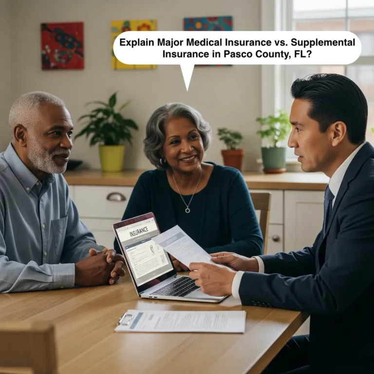 Major Medical Insurance Vs. Supplemental Insurance? Pasco County, FL