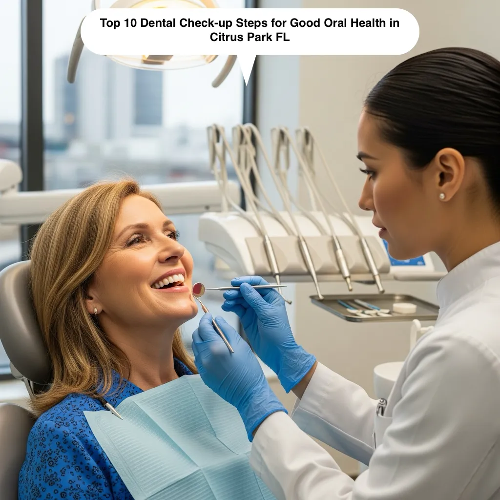 10 Important Dental Check-up Steps for Good Oral Health in Citrus Park FL