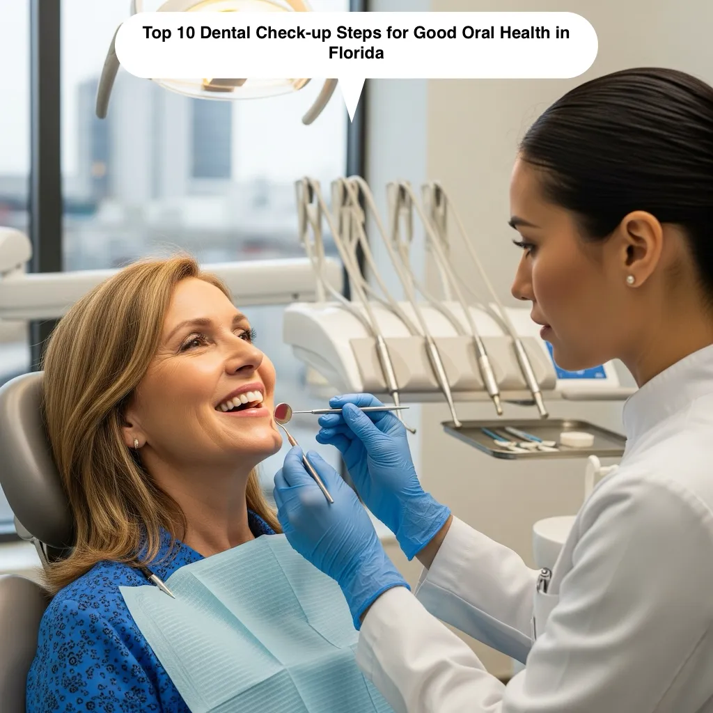 10 Important Dental Check-up Steps for Good Oral Health in Florida