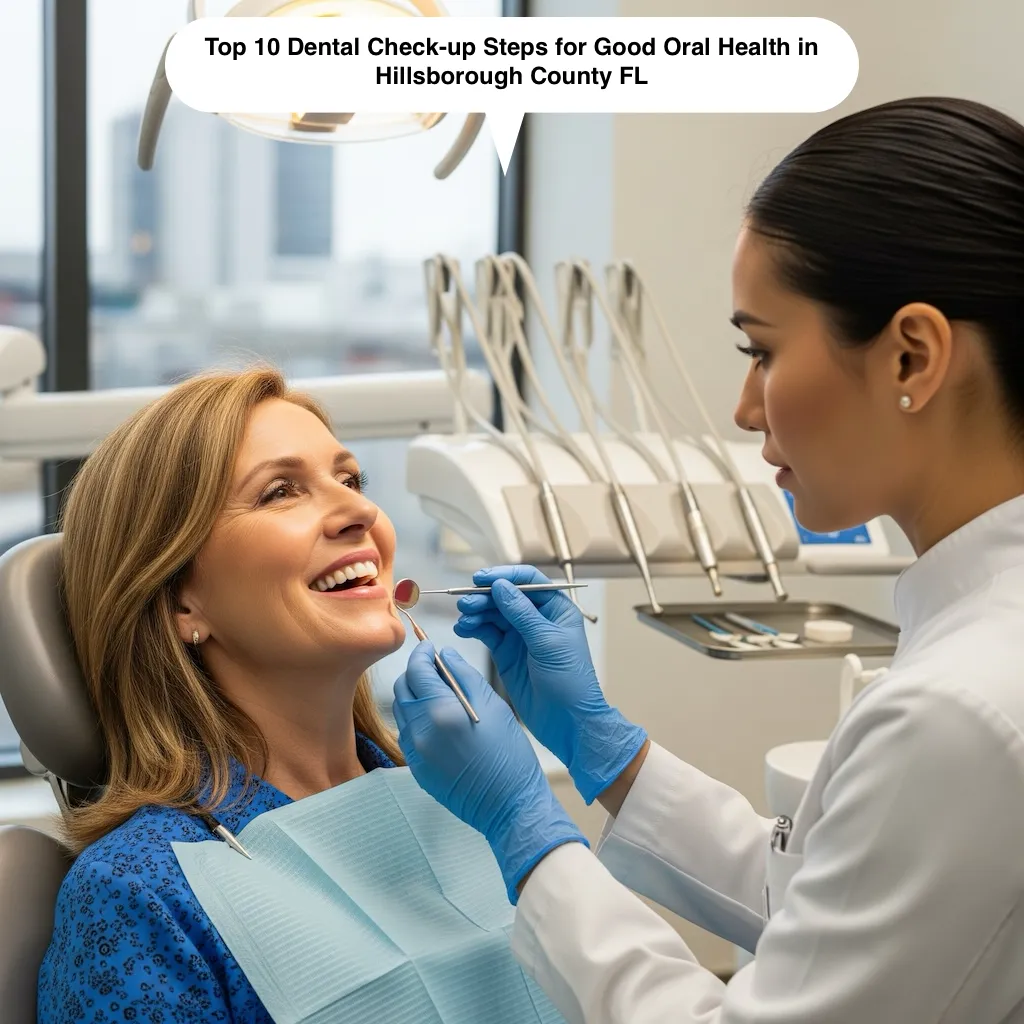 10 Important Dental Check-up Steps for Good Oral Health in Hillsborough County FL