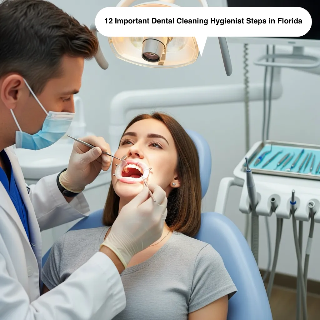 12 Important Dental Cleaning Hygienist Steps in Florida