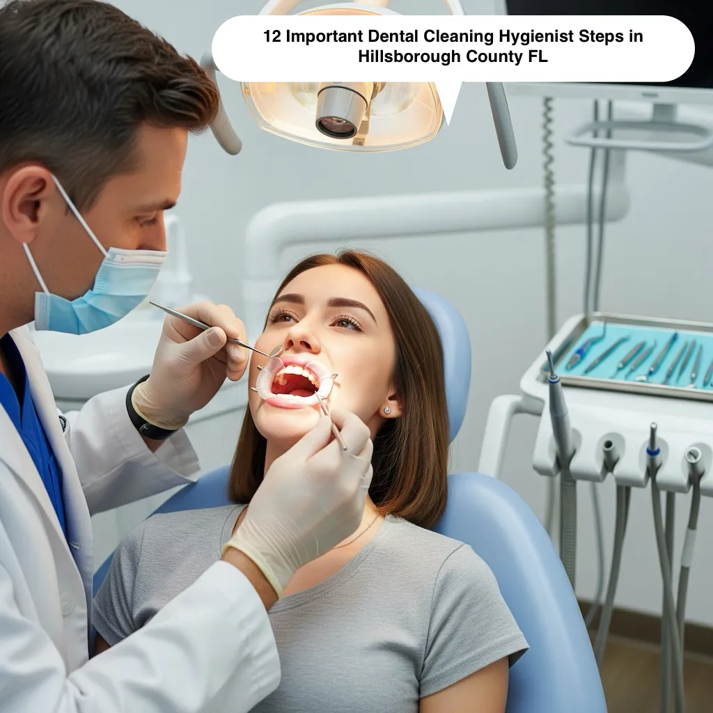 12 Important Dental Cleaning Hygienist Steps in Hillsborough County FL