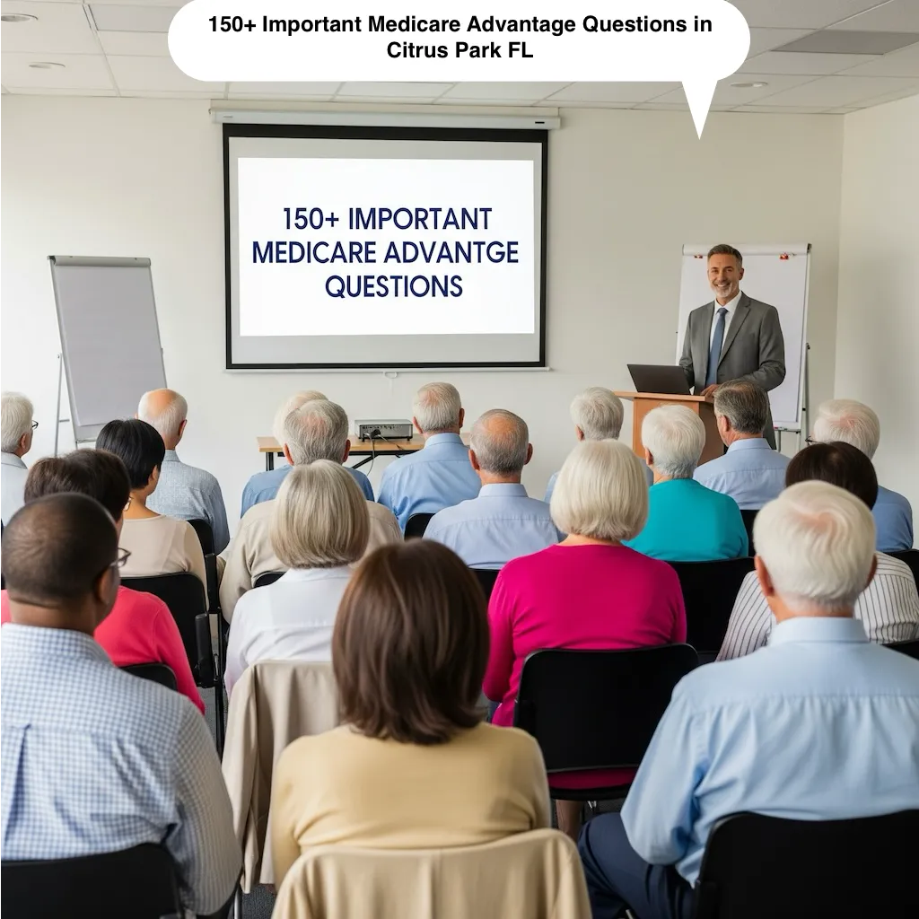 150+ Important Medicare Advantage Questions in Citrus Park FL