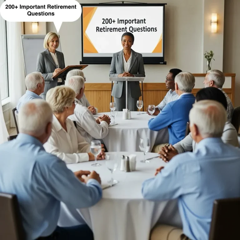 200+ Important Retirement Questions