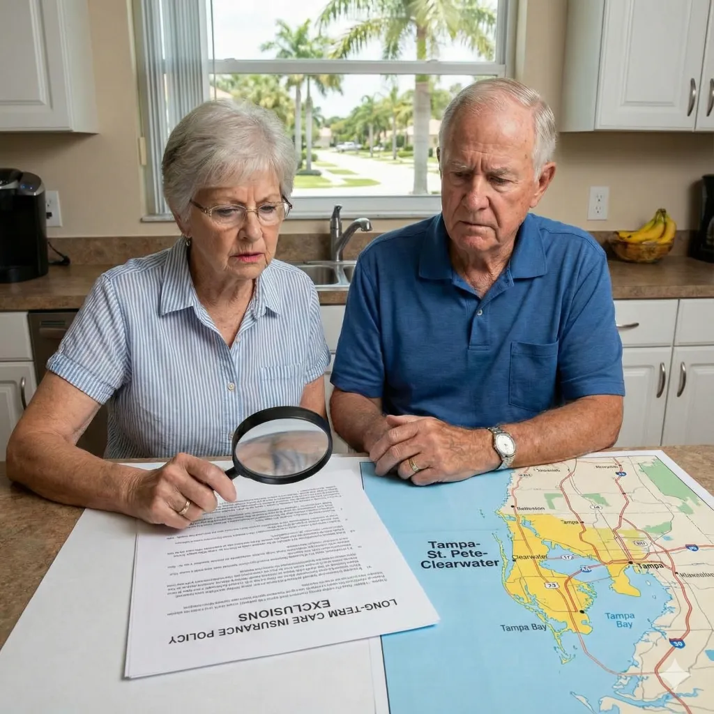 What Does Long-Term Care Insurance Not Cover for Tampa-Saint Petersburg-Clearwater Metro Area Residents?