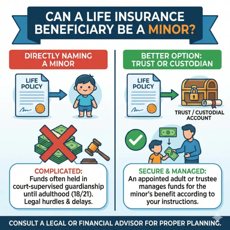 Can Life Insurance Beneficiary Be A Minor?