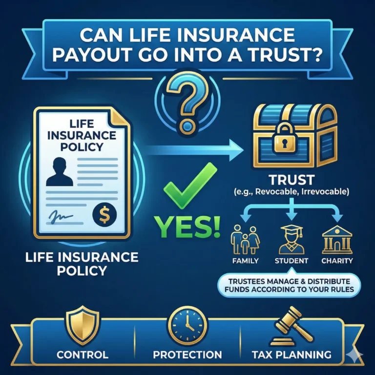 Can Life Insurance Payout Go Into A Trust?