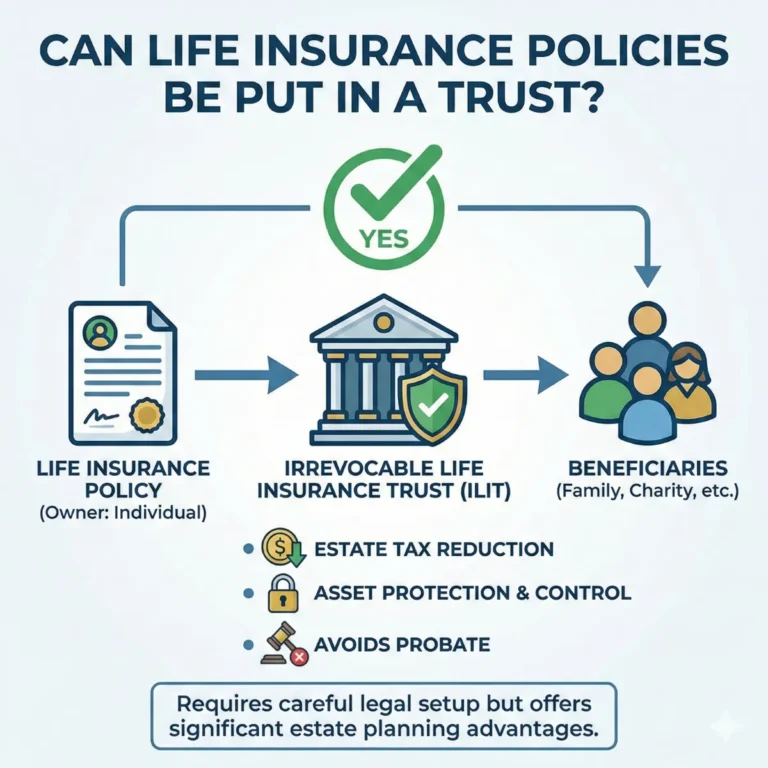 Can Life Insurance Policies Be Put In A Trust?