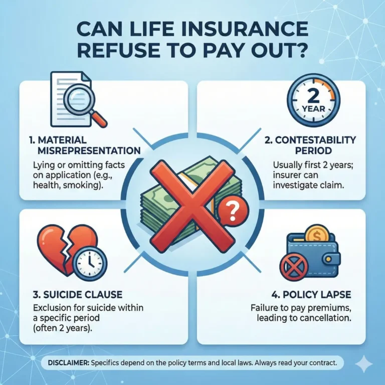 Can Life Insurance Refuse To Pay Out?