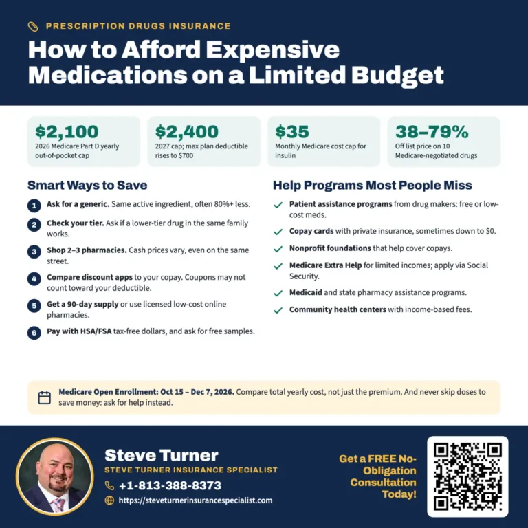 How to Afford Expensive Medications on a Limited Budget - Prescription Drugs Insurance