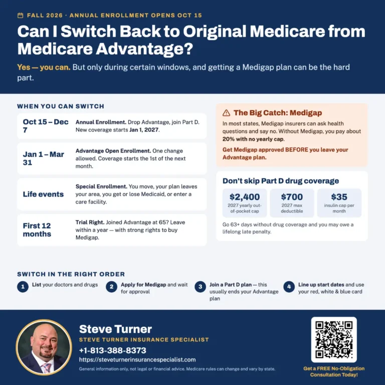 Can I Switch Back to Original Medicare from Medicare Advantage?