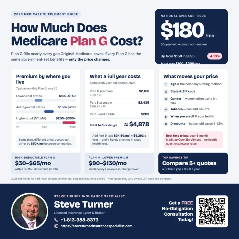 How Much Does Medicare Plan G Cost?